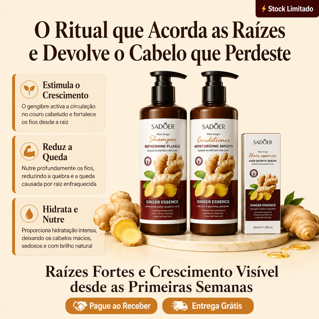 VitaGrow™ — Ritual Premium de Gengibre para Raízes Fortes e Renovadas
