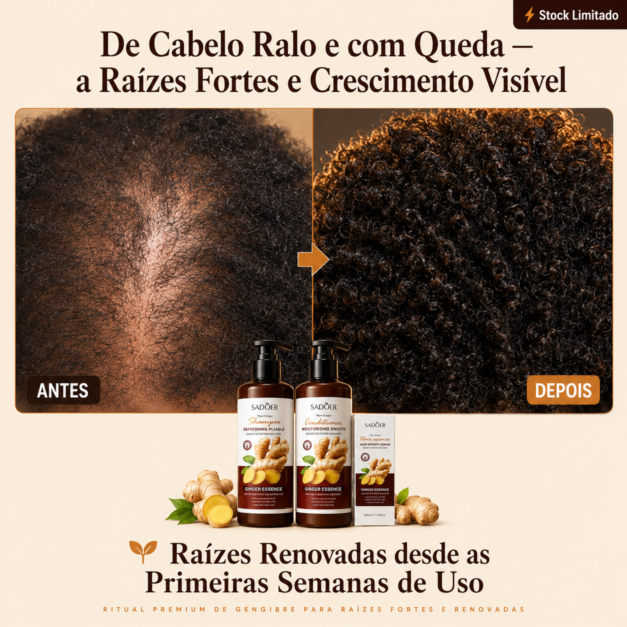 VitaGrow™ — Ritual Premium de Gengibre para Raízes Fortes e Renovadas