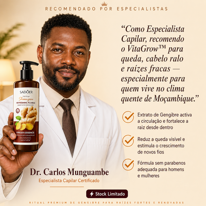 VitaGrow™ — Ritual Premium de Gengibre para Raízes Fortes e Renovadas