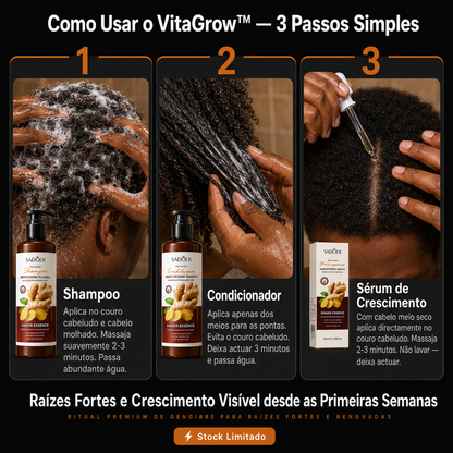 VitaGrow™ — Ritual Premium de Gengibre para Raízes Fortes e Renovadas