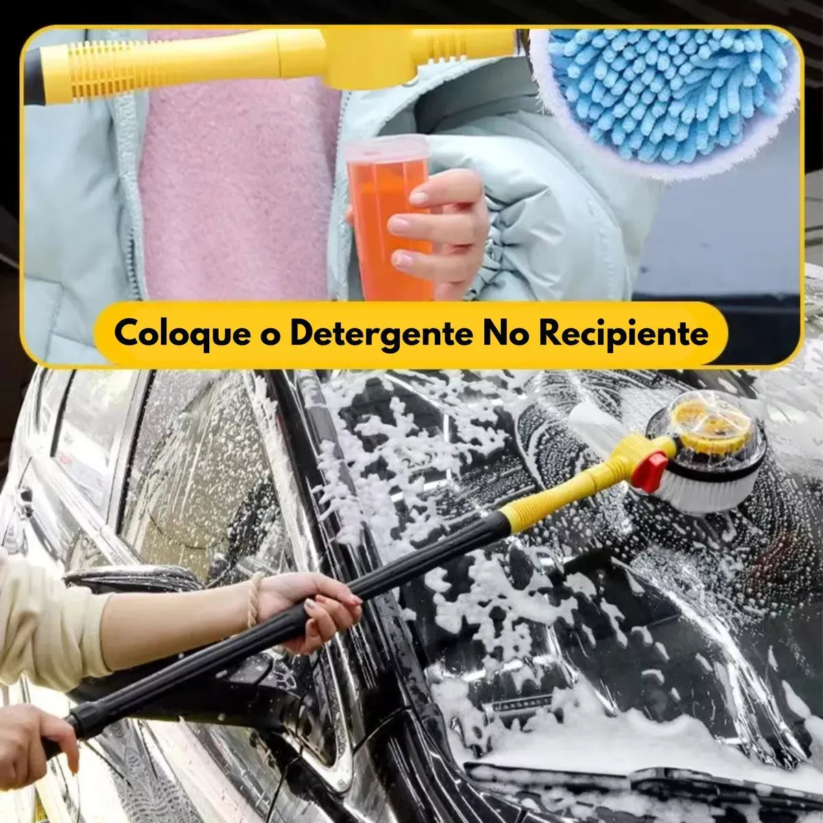 Escova de Limpeza Giratória